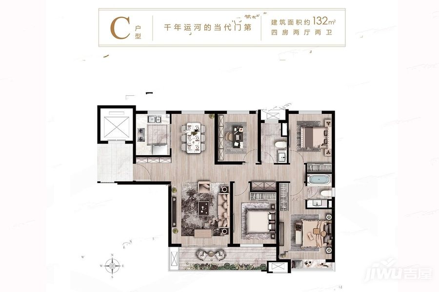 扬州运河宝龙观邸户型图有哪些_运河宝龙观邸值得投资吗？